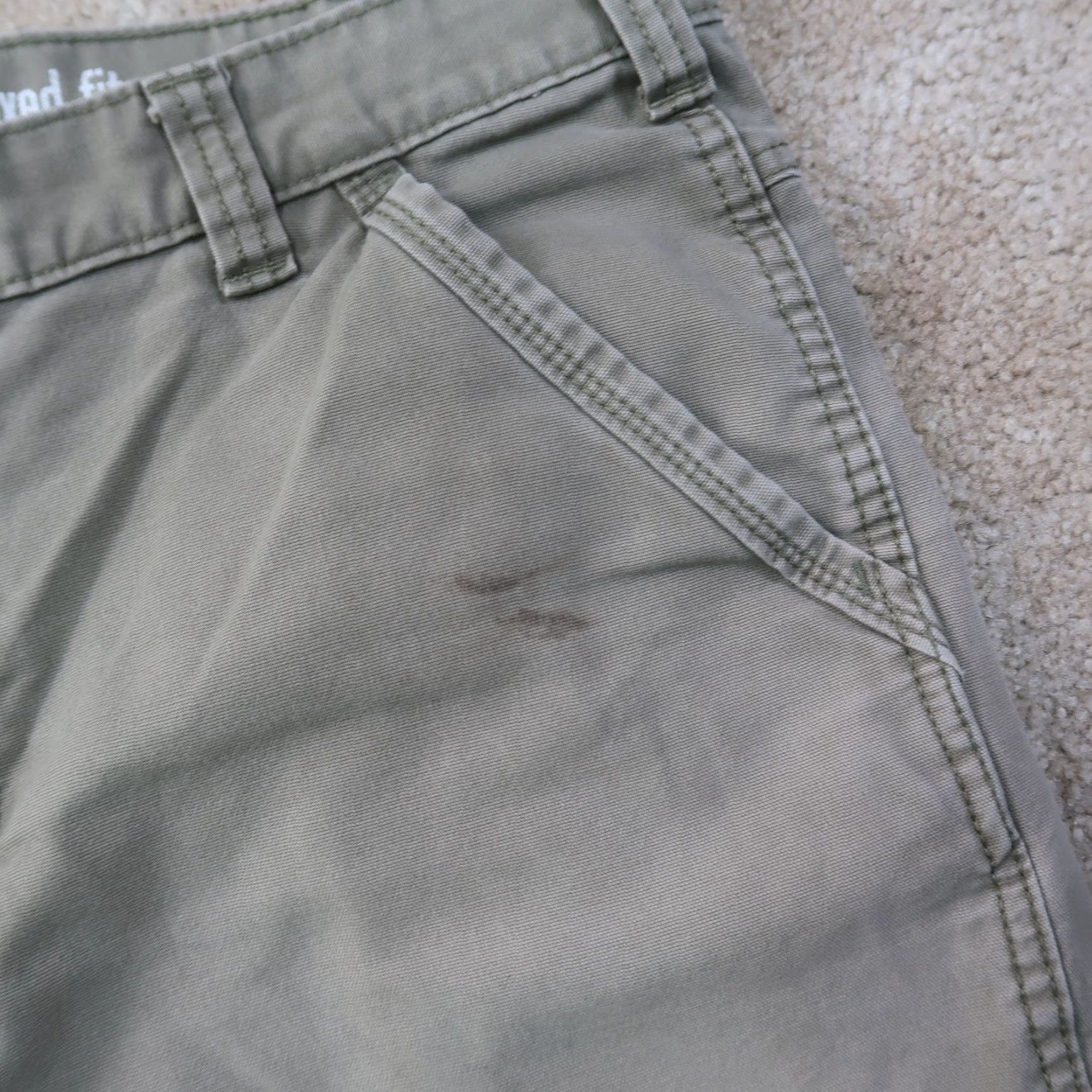 Carhartt VINTAGE Carhartt Relaxed Canvas Full Swing work Pants Men 36x32 Beige Size US 36 / EU 52 - 5 Thumbnail