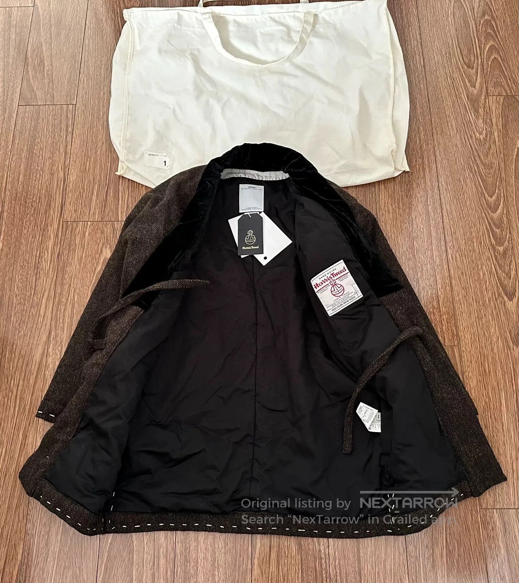 Visvim visvim dotera coat harris tweed jacket. Size US S / EU 44-46 / 1 - 3 Thumbnail