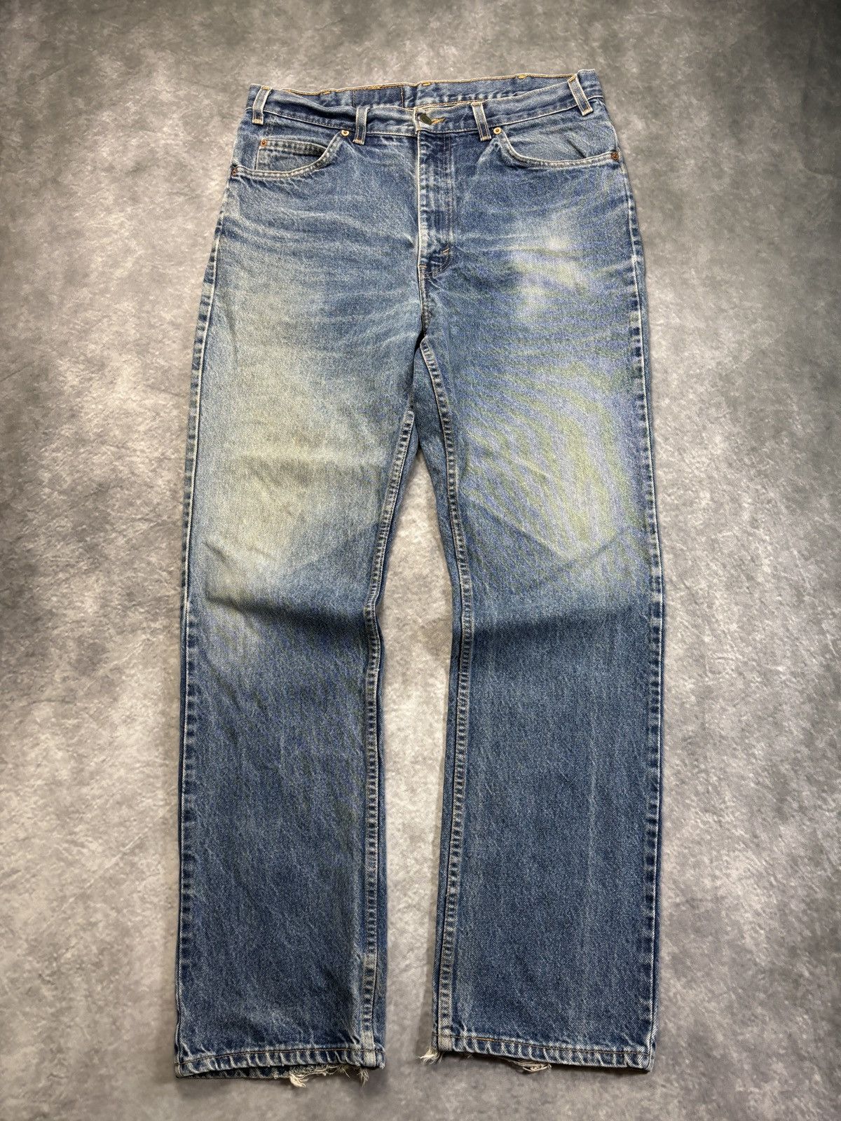 1990’s Levis Jeans 90s Vintage Orange Tab 506 Cut Faded Worn