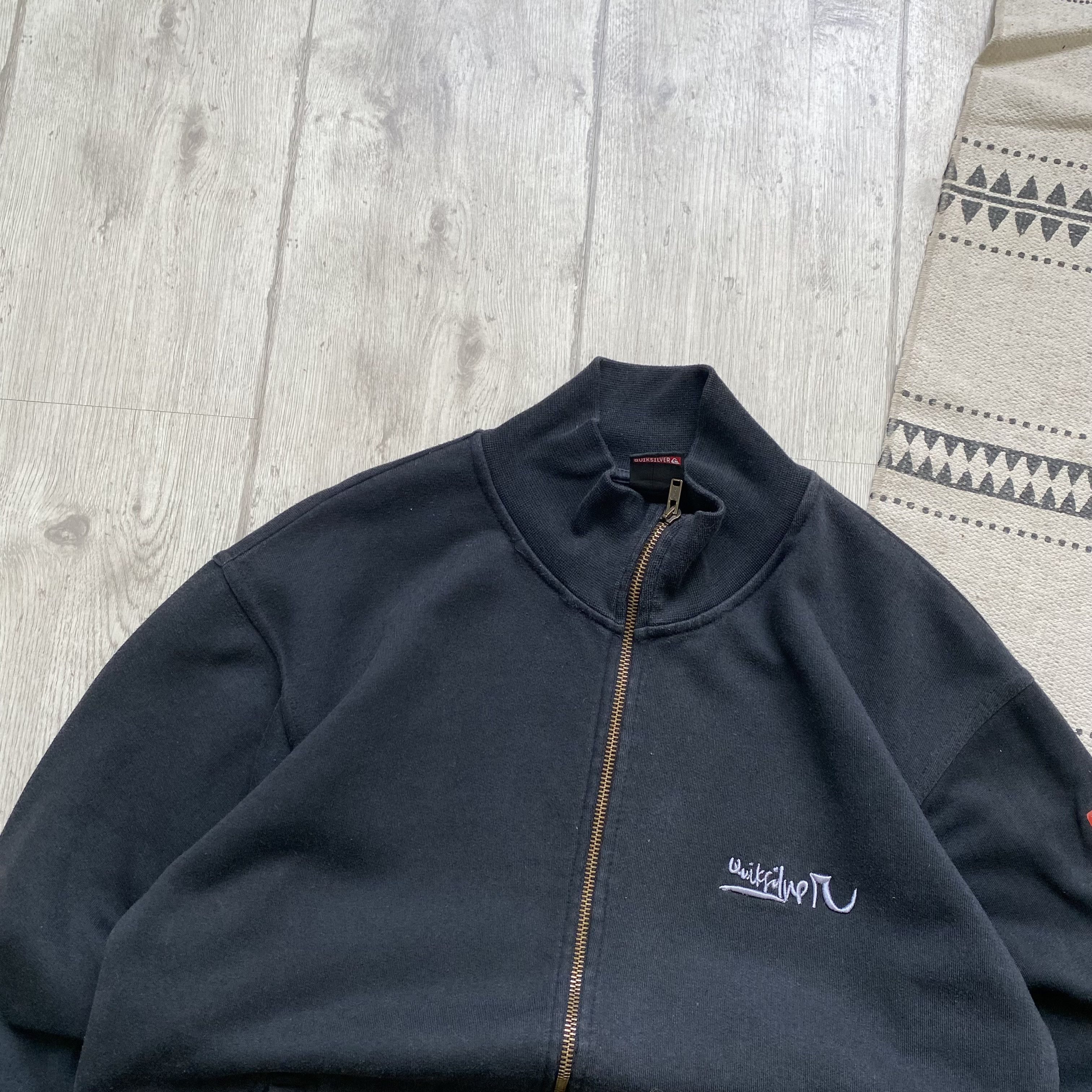 Quiksilver Vintage 90s Quiksilver sweatshirt zip up Track top Oneill Size US M / EU 48-50 / 2 - 2 Thumbnail