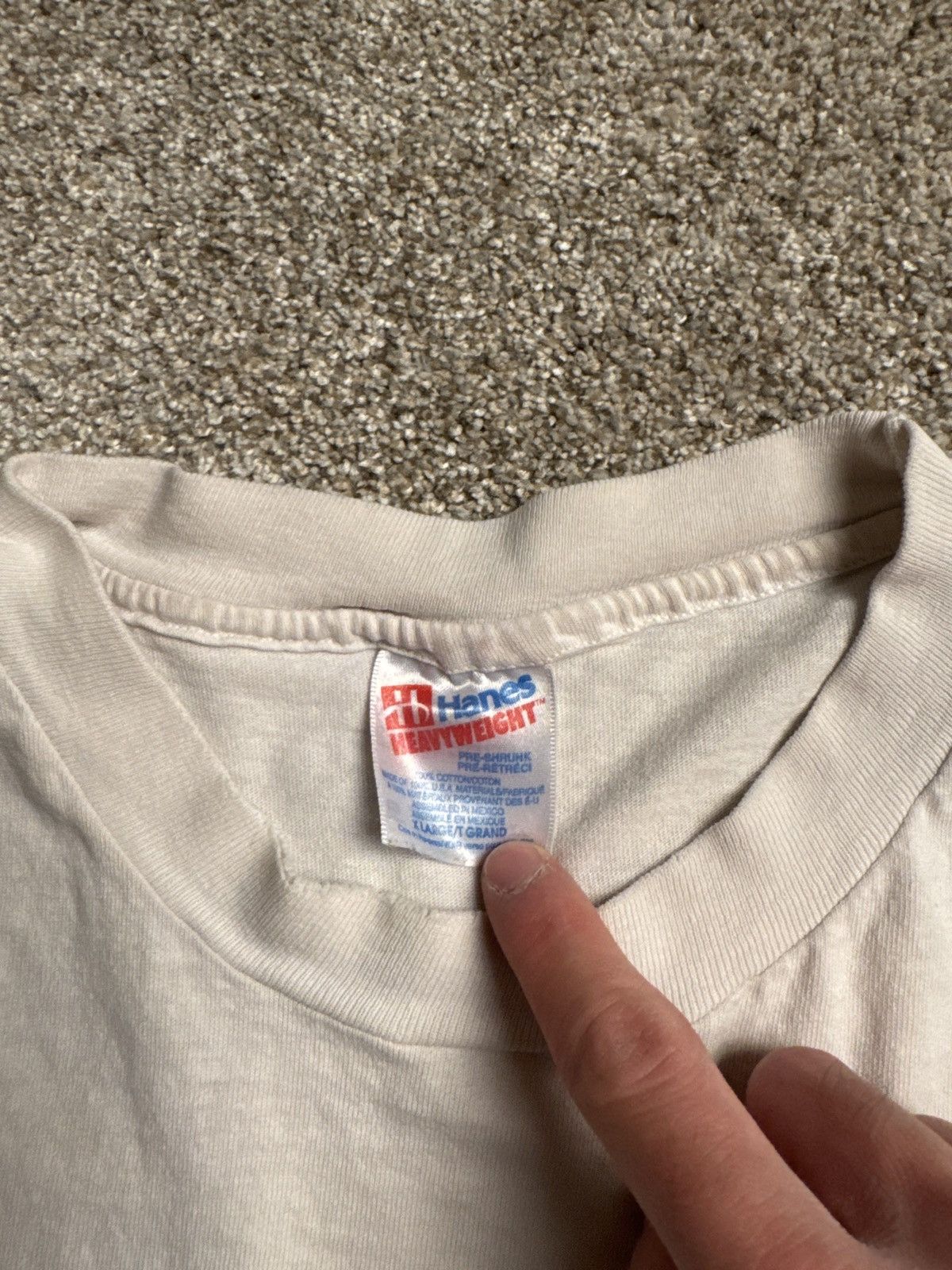 Hanes VINTAGE HANES HEAVYWEIGHT “MONARCH TILE” GRAPHIC TEE Size US XL / EU 56 / 4 - 3 Thumbnail