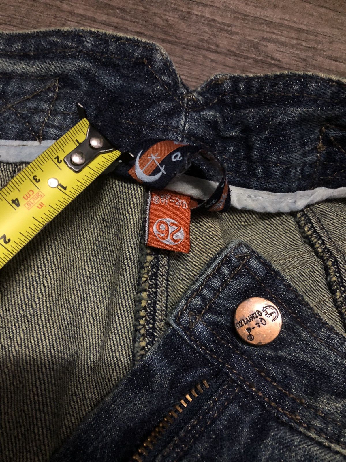 Japanese Brand × Le Grande Bleu (L.G.B.) Q Zhi Yi Zu Cargo Jeans Multi Pocket Size 28" / US 6 / IT 42 - 18 Thumbnail