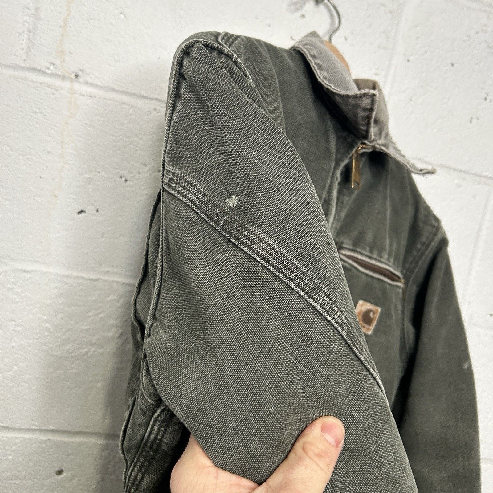 Carhartt Vintage Carhartt Blanket-Lined Detroit Jacket “Moss” J97 MOS Size US S / EU 44-46 / 1 - 12 Thumbnail