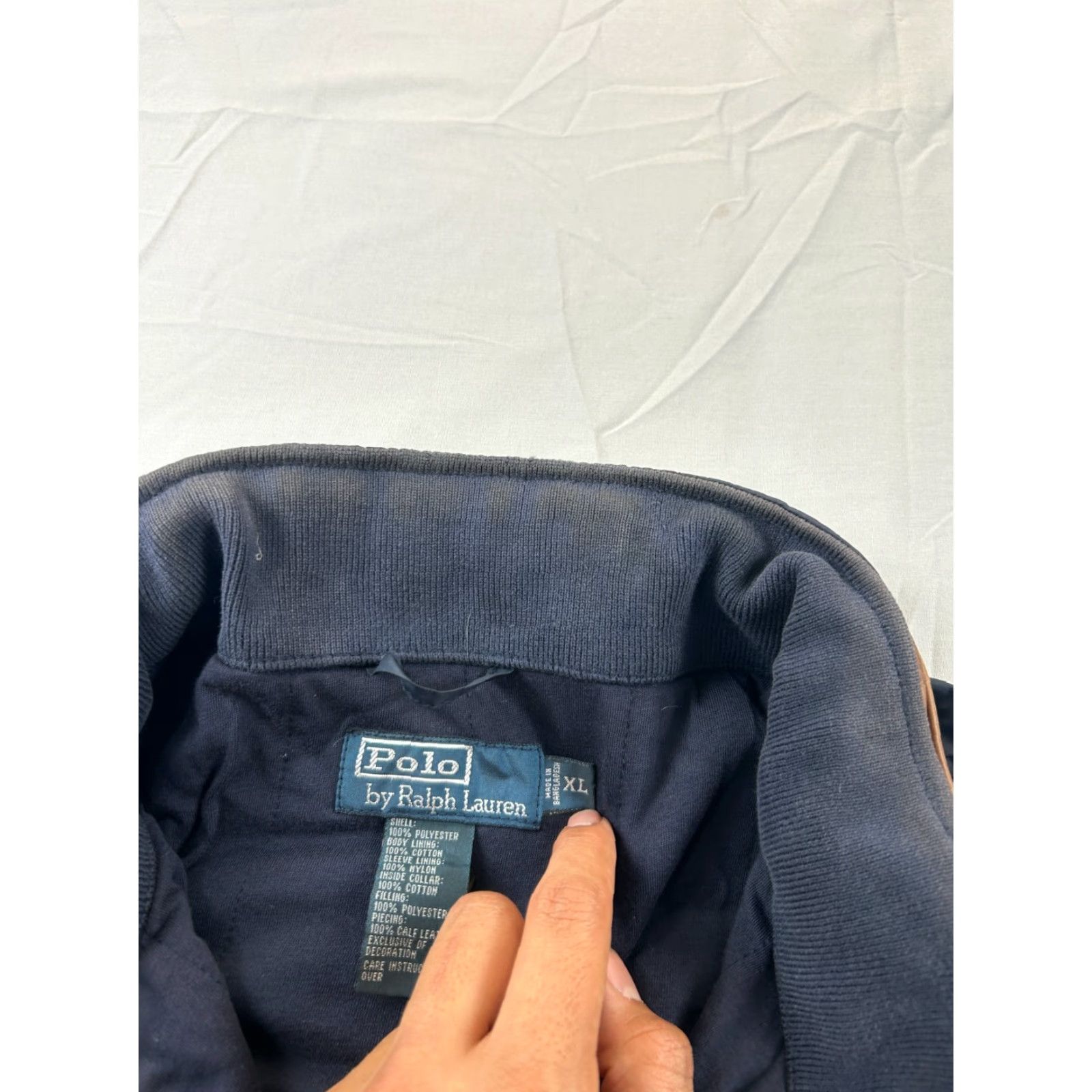 Polo Ralph Lauren Polo Ralph Lauren Softshell Jacket XL Zip Up Packable Windbreaker Navy Blue Polo Ralph Lauren Size US XL / EU 56 / 4 - 5 Thumbnail