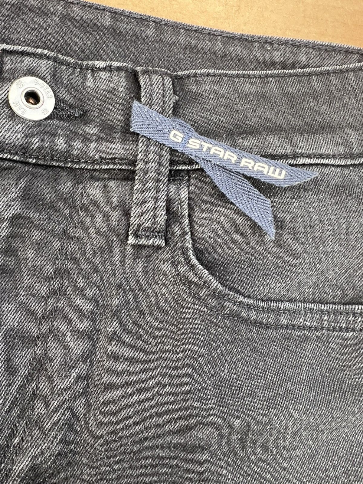 G-Star G-Star Raw Denim Black Jeans Size US 27 - 3 Thumbnail