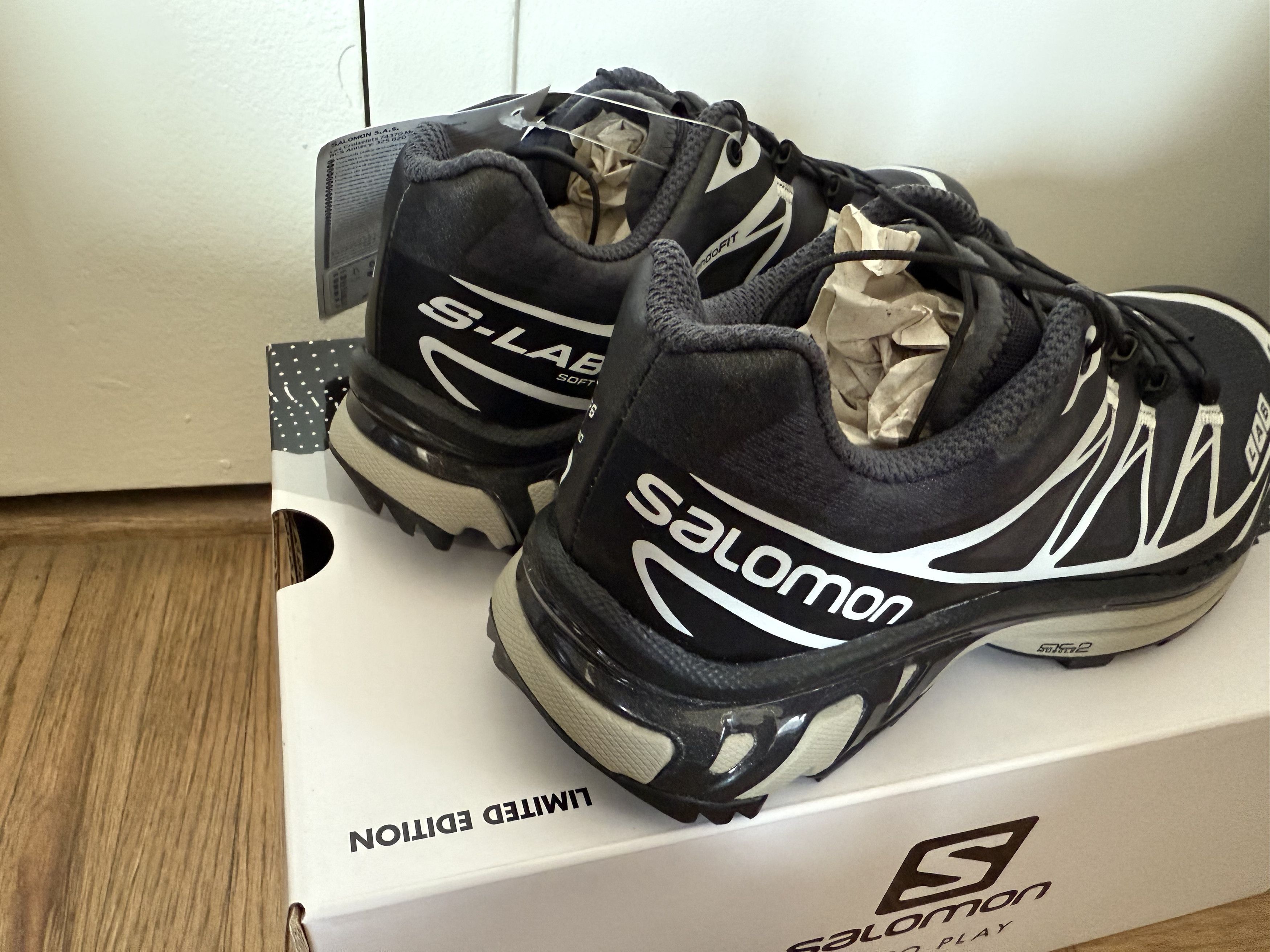 Dover Street Market × Salomon Salomon XT-6 Adv Dover Street Market Black DSM Size US 5.5 / EU 38 - 7 Thumbnail