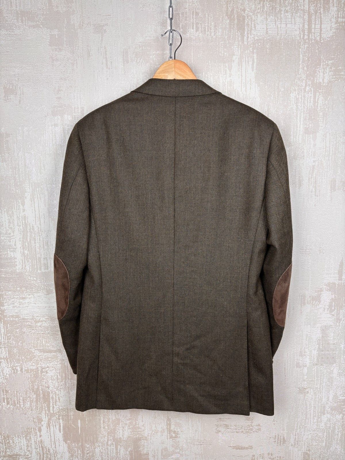 Canali Vintage CANALI Wool Blazer Elbow Pads Size 48R ( 38R US) Size 48R - 17 Thumbnail