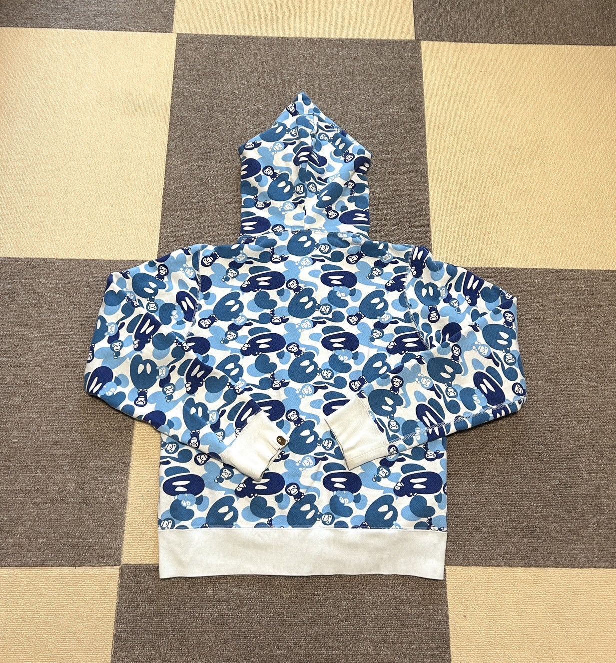 Bape OG Bape Baby Milo Camo Blue Full Zip Hoodie Size US S / EU 44-46 / 1 - 1 Thumbnail
