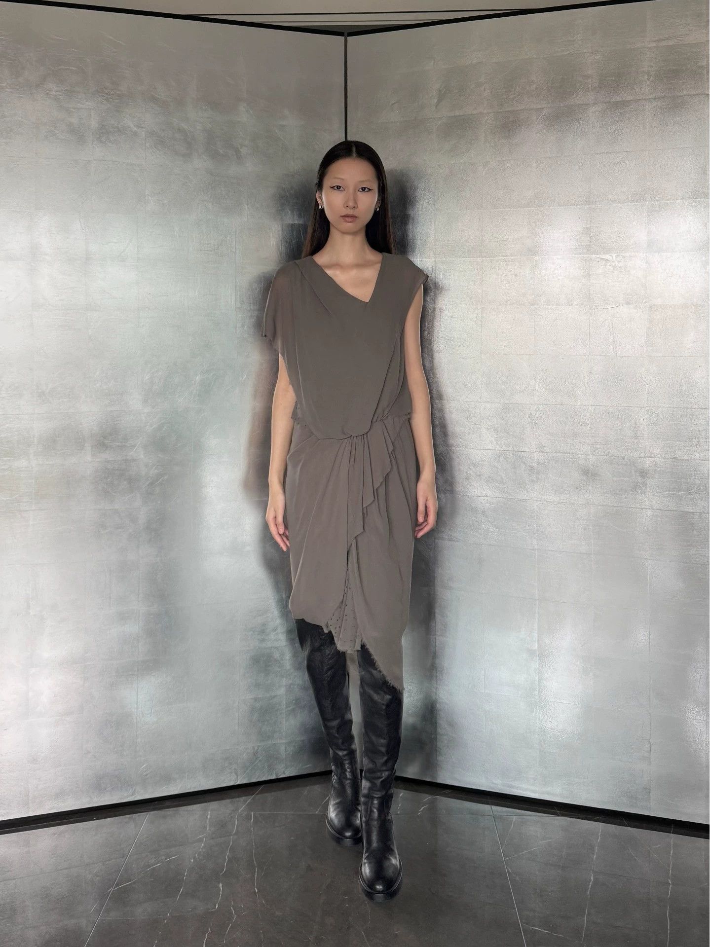 Helmut Lang Helmut Lang Vintage Double Mesh Two-Piece Dress size 2 Size XS / US 0-2 / IT 36-38 - 2 Thumbnail