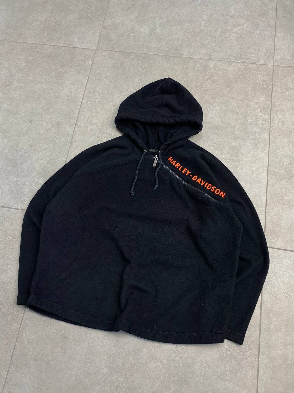Harley Davidson Harley Davidson H-D Fleece Zip Vintage Hoodie Size M / US 6-8 / IT 42-44 - 3 Thumbnail