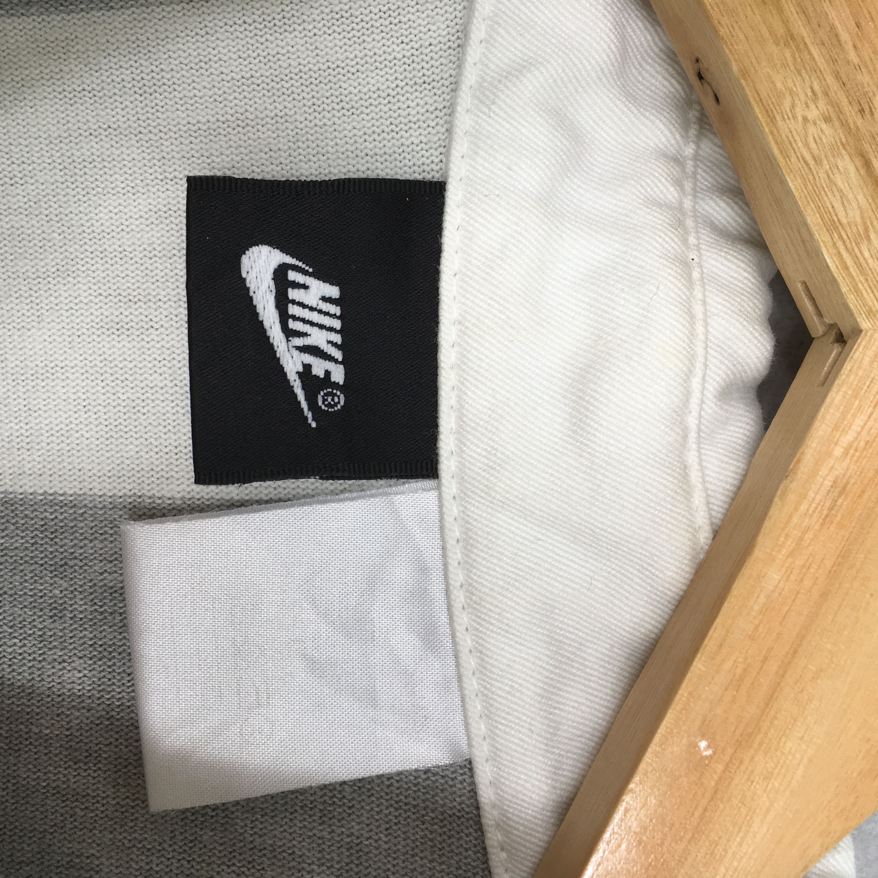 NFL × Vintage Vintage 90's Nike Striped Rugby Polo Shirt Medium Size US M / EU 48-50 / 2 - 4 Thumbnail