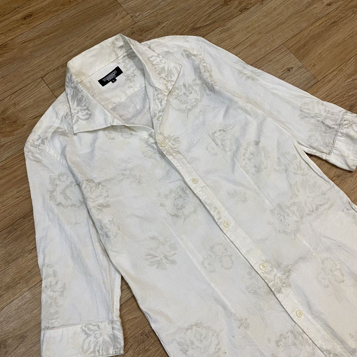 Tornado Mart 2000s Torando Mart Slim Fit - Vkei Style Button Up Shirt Size US M / EU 48-50 / 2 - 2 Thumbnail
