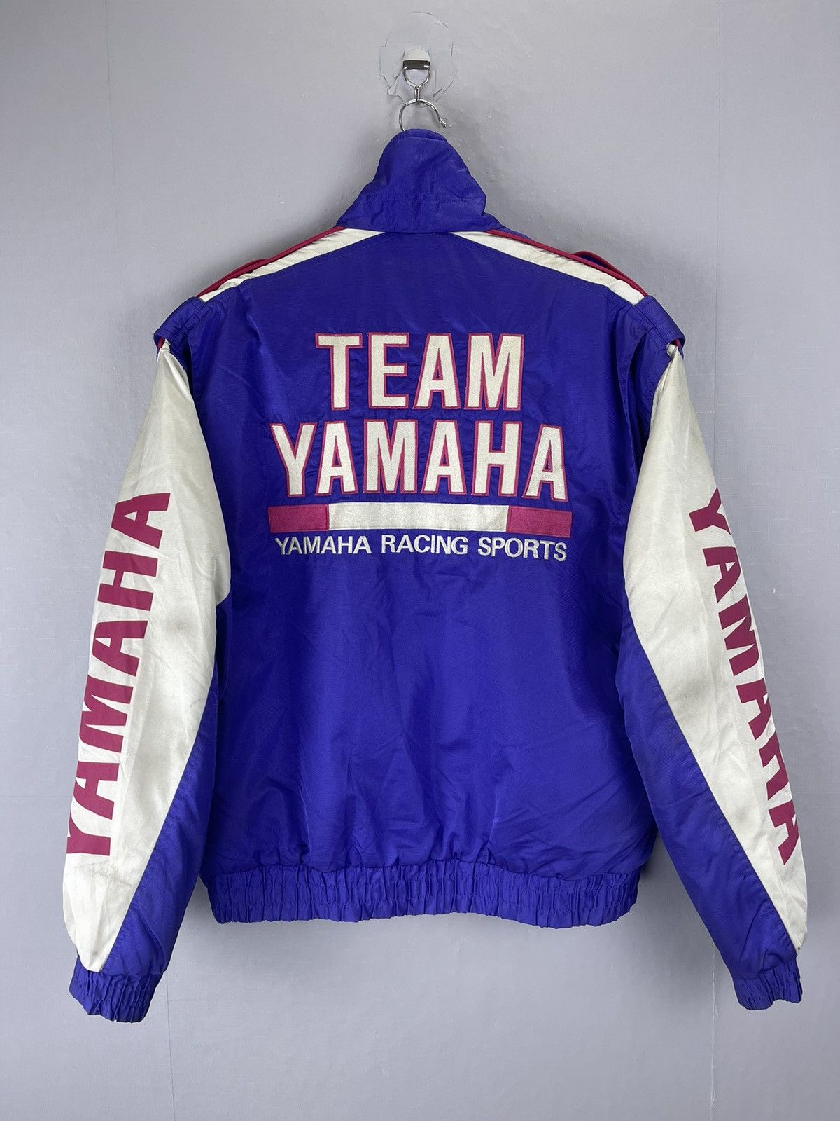 Yamaha VINTAGE TEAM YAMAHA Racing Sport Full Printed Biker Jacket Size US L / EU 52-54 / 3 - 2 Thumbnail
