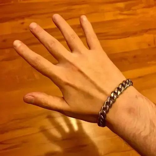 HyperDenim Wide Curb Cuban Link Chain Bracelet Size ONE SIZE - 4 Thumbnail