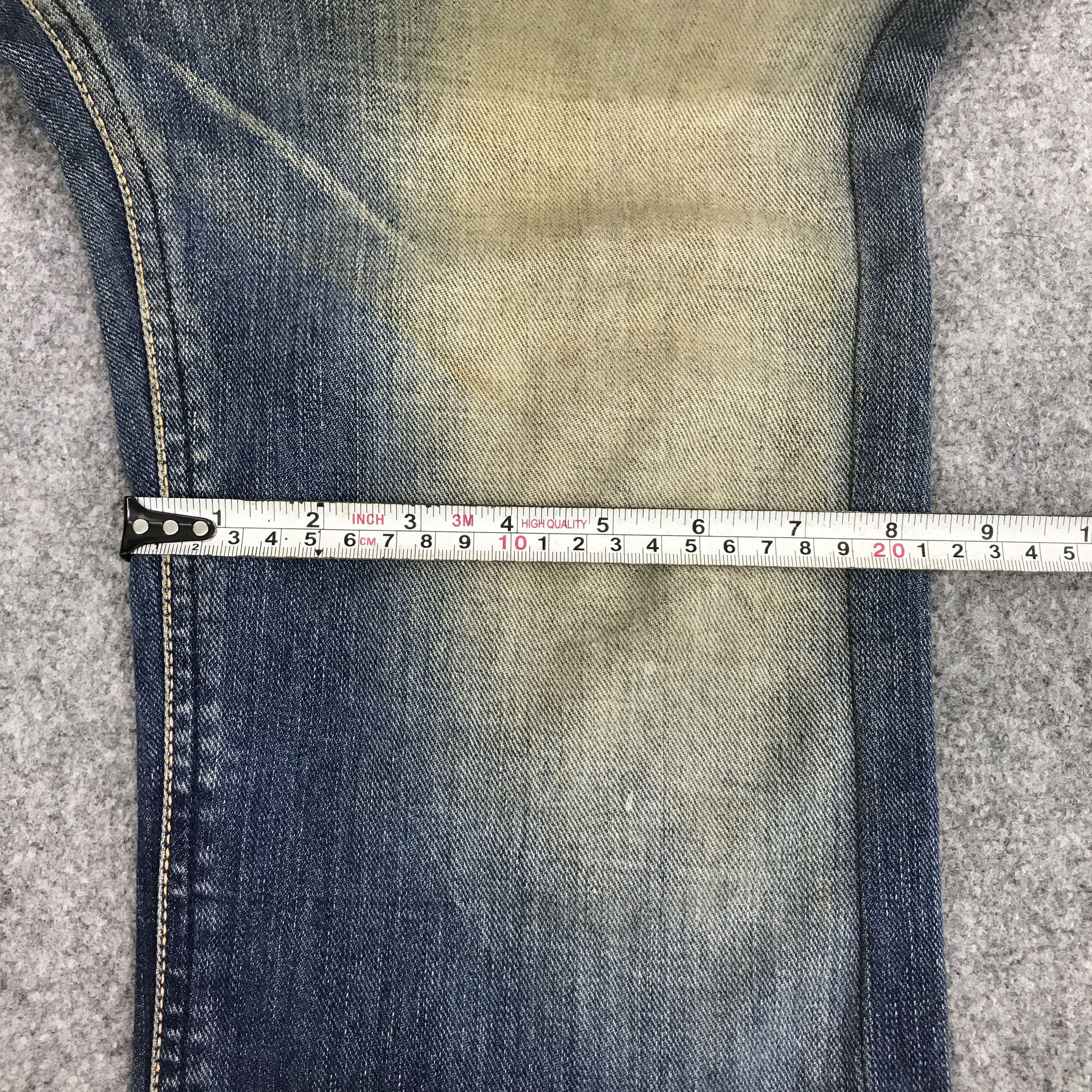 Japanese Brand × Lee Denim Blue faded Lee Japan Rusty style Denim Jeans pants Size US 29 - 12 Thumbnail