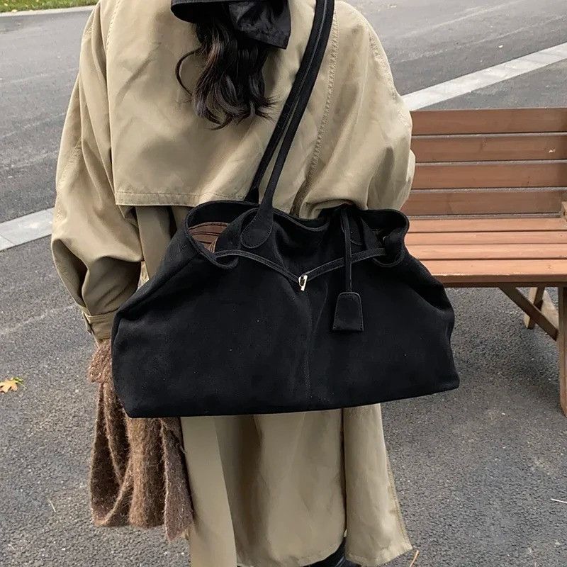 Leather × Vintage 2025 Retro Frosted Leather Bag Size ONE SIZE - 1 Thumbnail