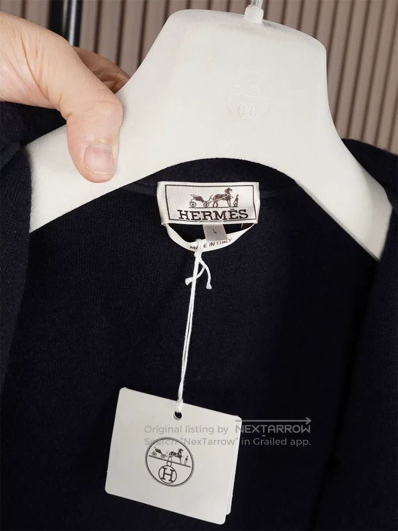 Hermes Hermes Thick Cashmere Jacket Size US L / EU 52-54 / 3 - 6 Thumbnail