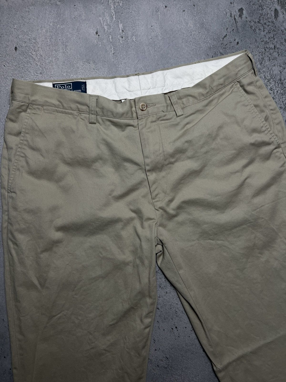 Polo Ralph Lauren Polo Ralph Lauren Men's Beige Chino Pants Slim Fit 38x32 Size US 38 / EU 54 - 8 Thumbnail