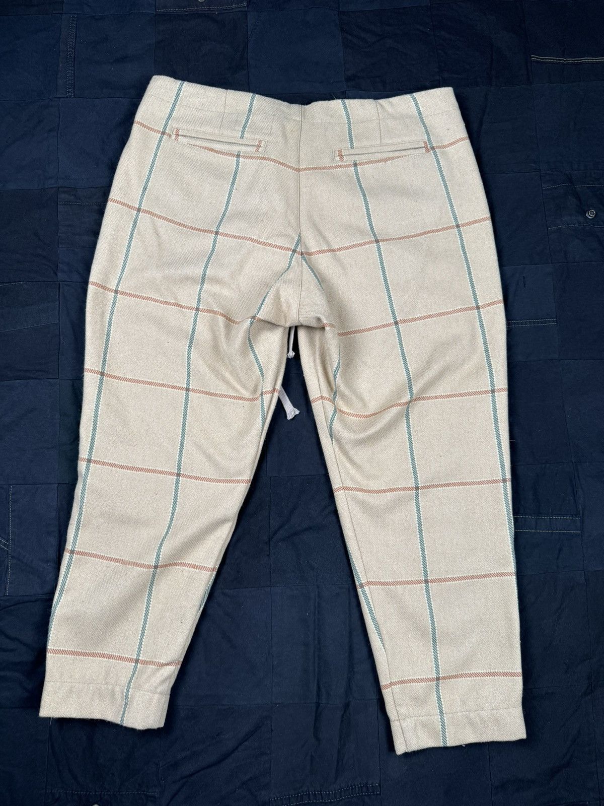 Greg Lauren Camel Window Pane Lounge Size US 34 / EU 50 - 3 Thumbnail