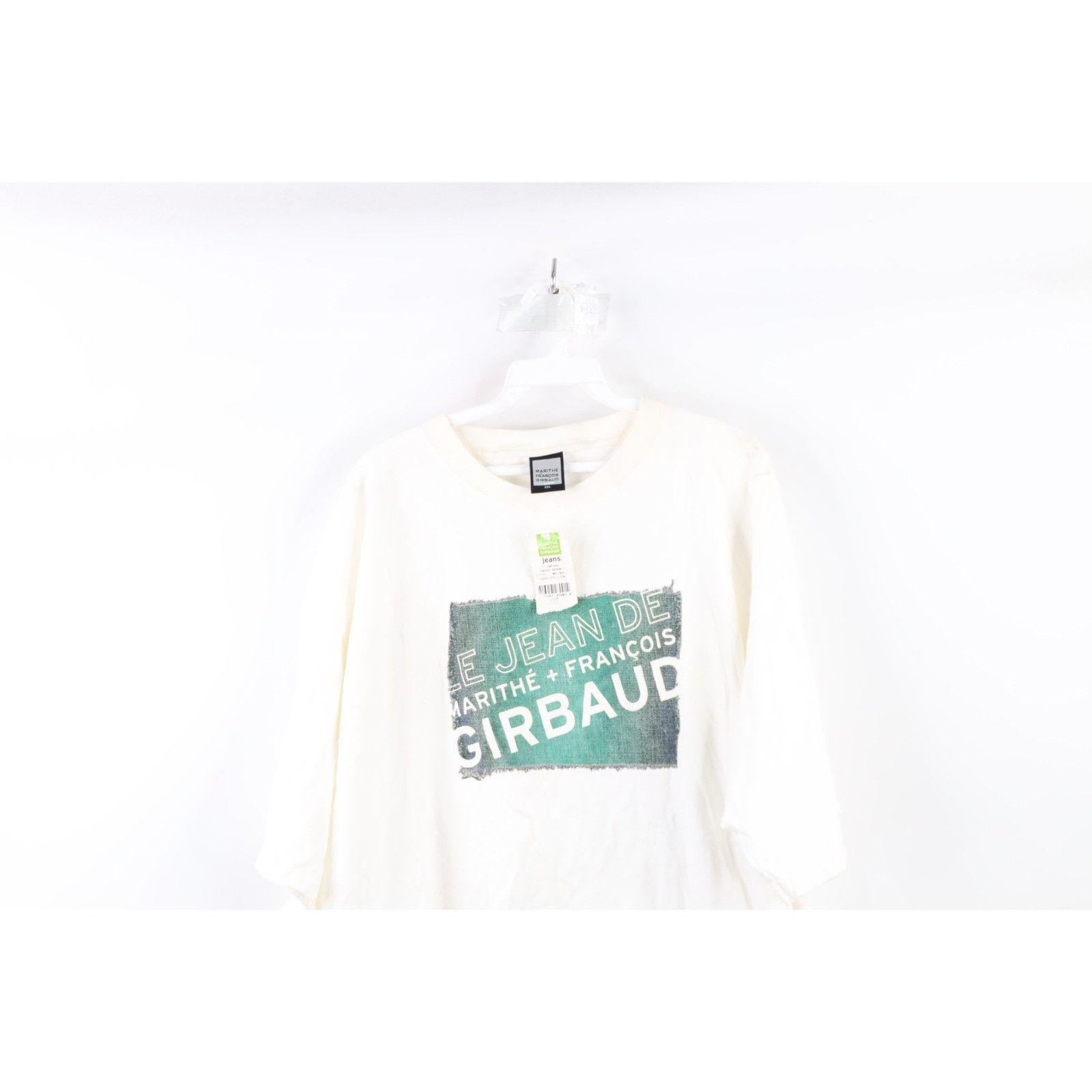 Marithe + Francois Girbaud × Vintage NOS Vintage 90s Marithe Francois Girbaud Baggy Denim T-Shirt Size US XXL / EU 58 / 5 - 2 Thumbnail
