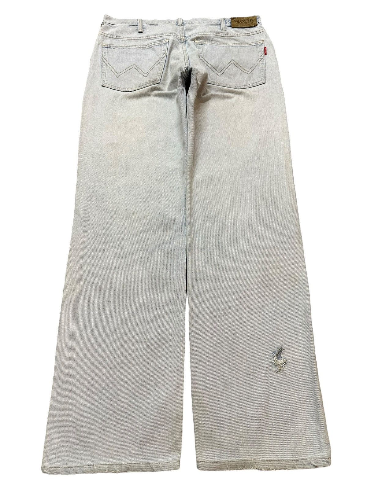 Edwin Vintage Edwin US Classic Faded Distressed Loose Jeans Size US 33 - 2 Thumbnail