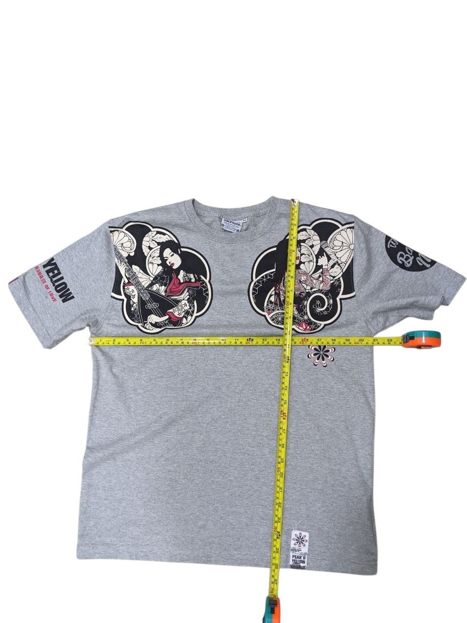 Japanese Brand HYSTERIC GLAMOUR INSPIRED T SHIRT GIRL TATTOO PEAK’D YELLOW Size US S / EU 44-46 / 1 - 7 Thumbnail