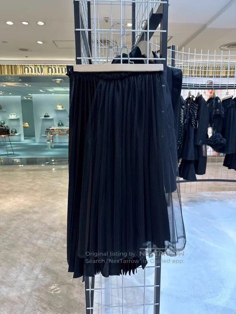 Comme des Garcons Comme Des Garcons size S Tulle Tulle Pleated Skirt Size 22" - 4 Thumbnail