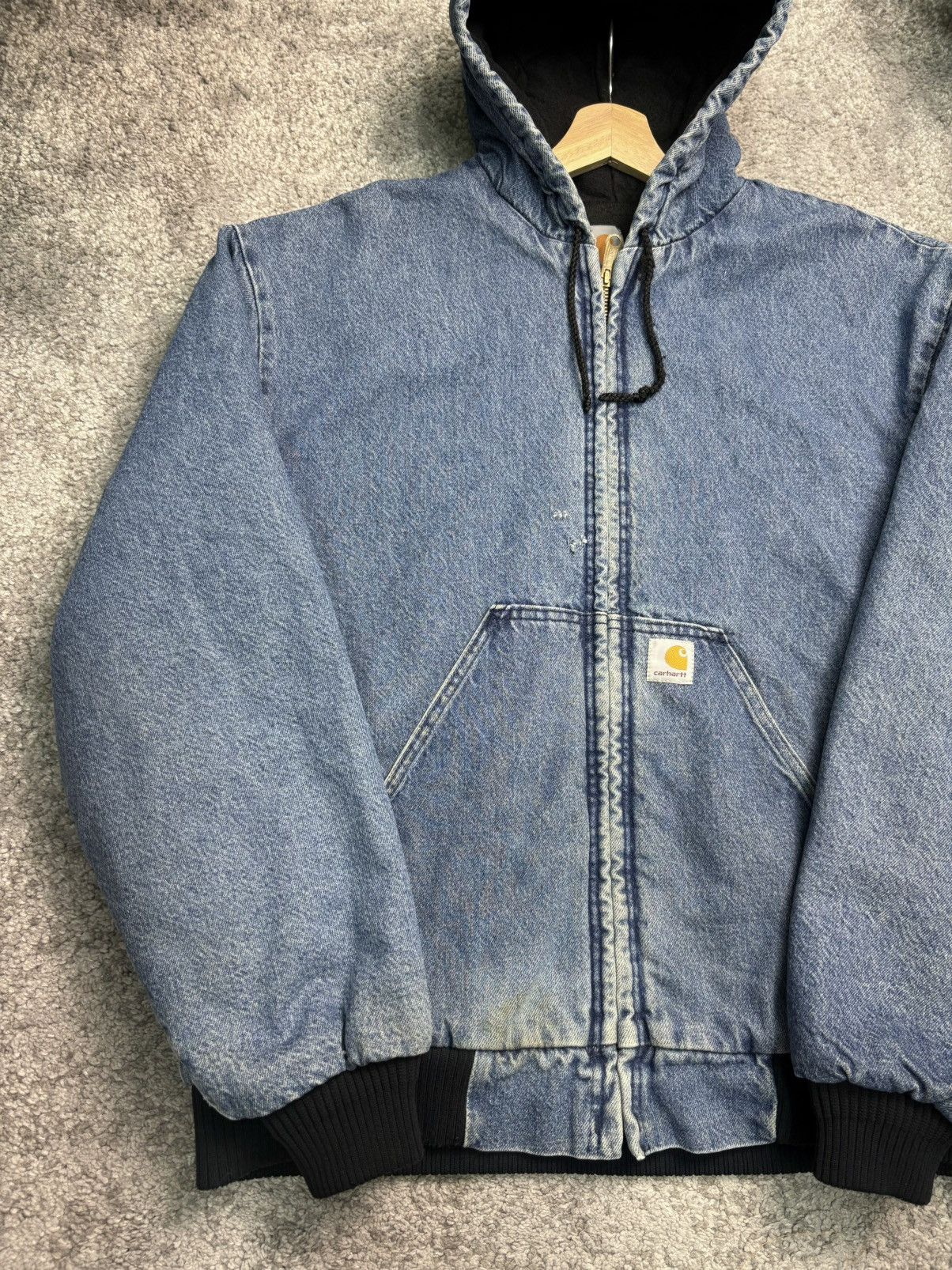 Carhartt × Vintage Carhartt Denim Active Jacket USA Size US XL / EU 56 / 4 - 3 Thumbnail