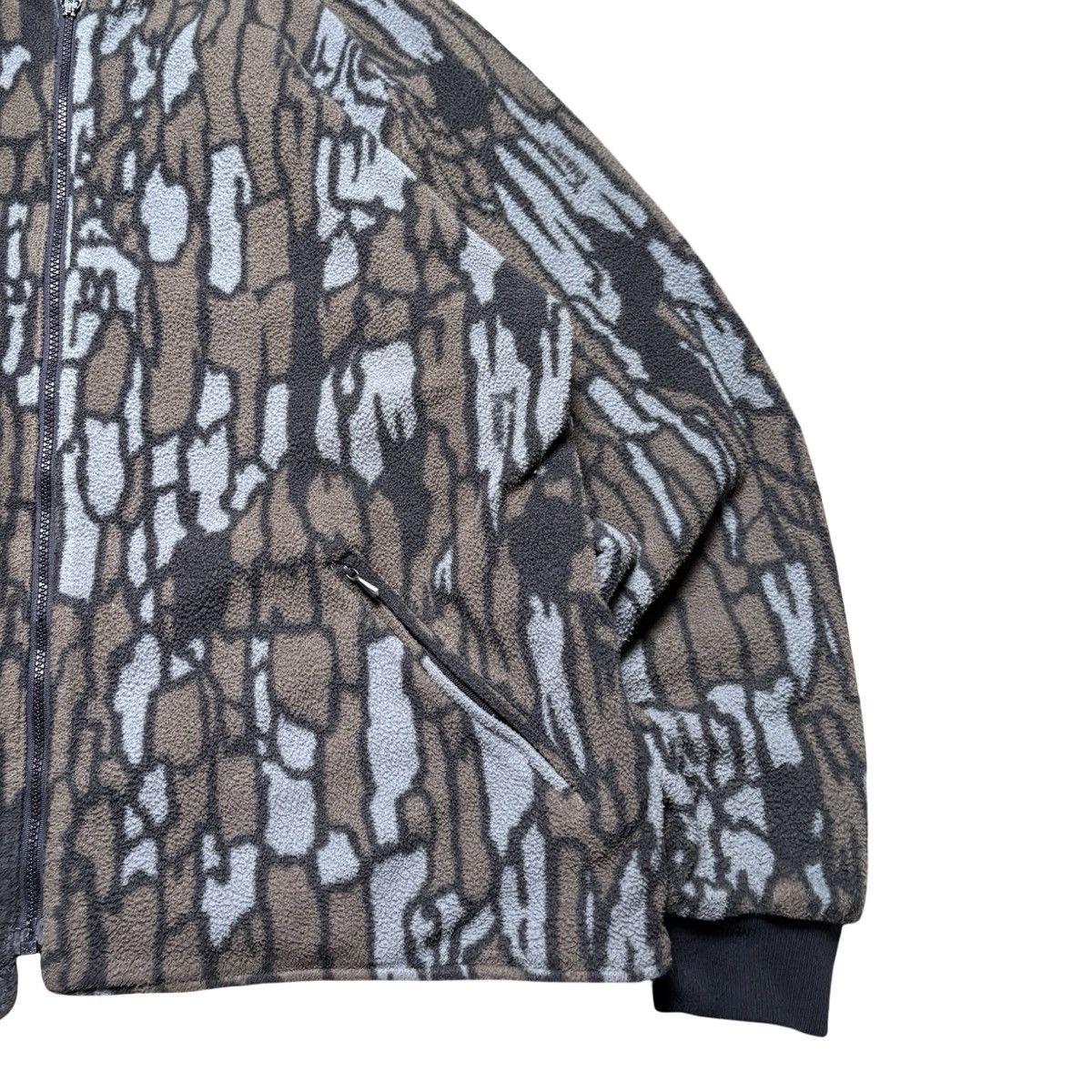 Cabelas VTG 90s Cabelas Camo Fleece Reversible Bomber Jacket XL Size US XL / EU 56 / 4 - 2 Thumbnail