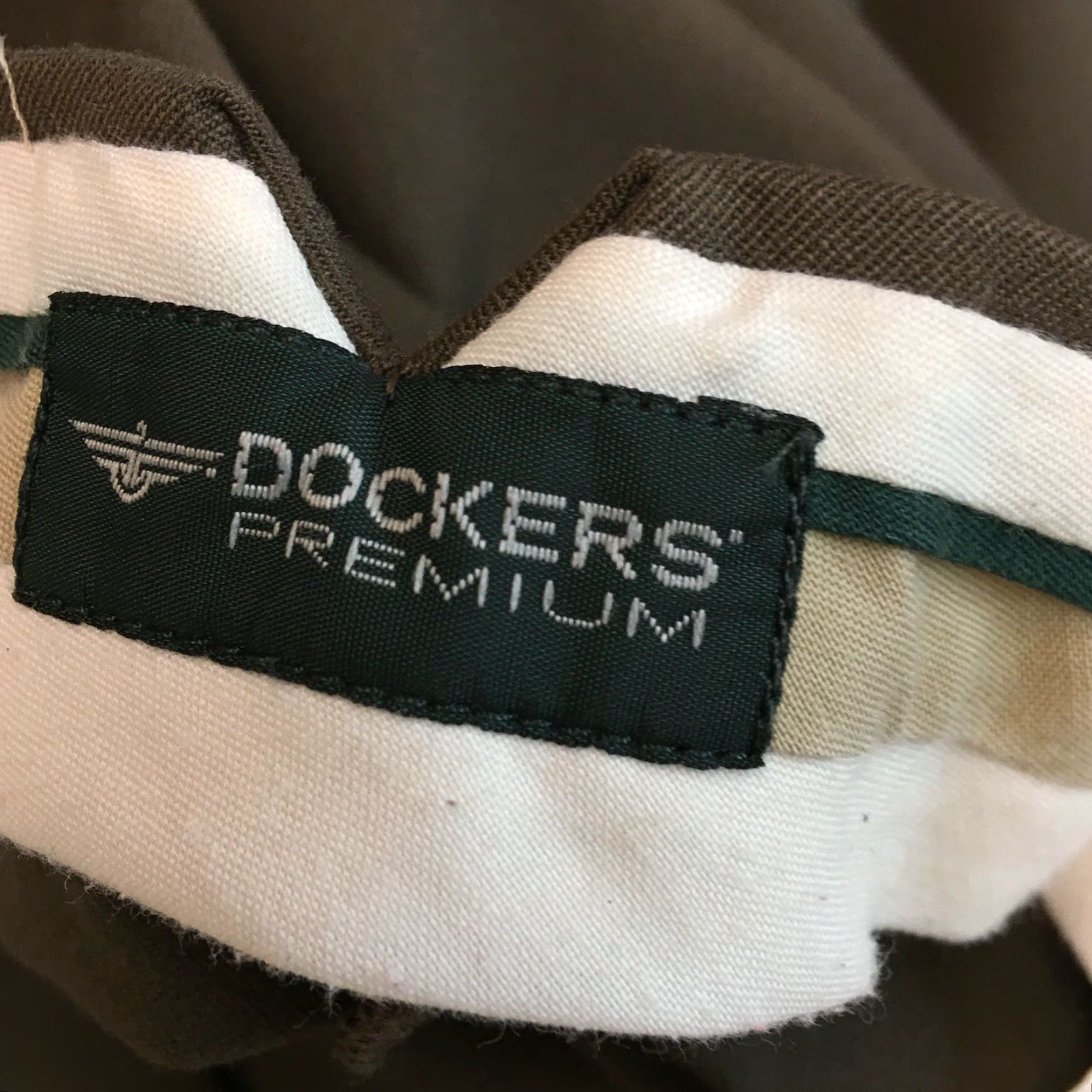 Dockers DOCKERS Pants Dress Flat Front Brown Men 42 Relaxed 30 Inseam Premium Khaki City Logo 10s 42W Size US 42 / EU 58 - 4 Thumbnail