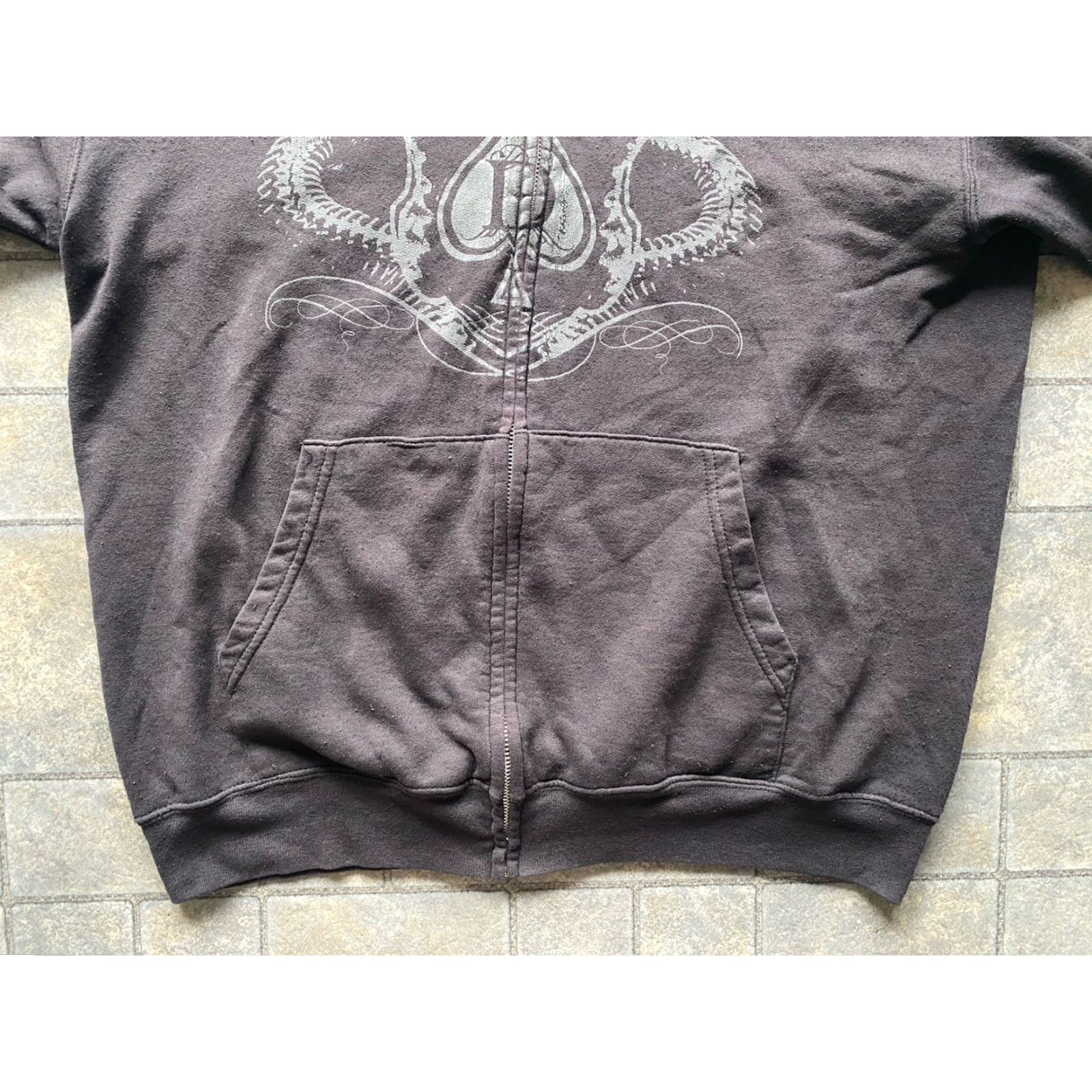Vintage Demiricous Metal Band Hoodie Full Zip Men’s Medium B&E Sport Black Flaws Damage Wear Size US M / EU 48-50 / 2 - 5 Thumbnail
