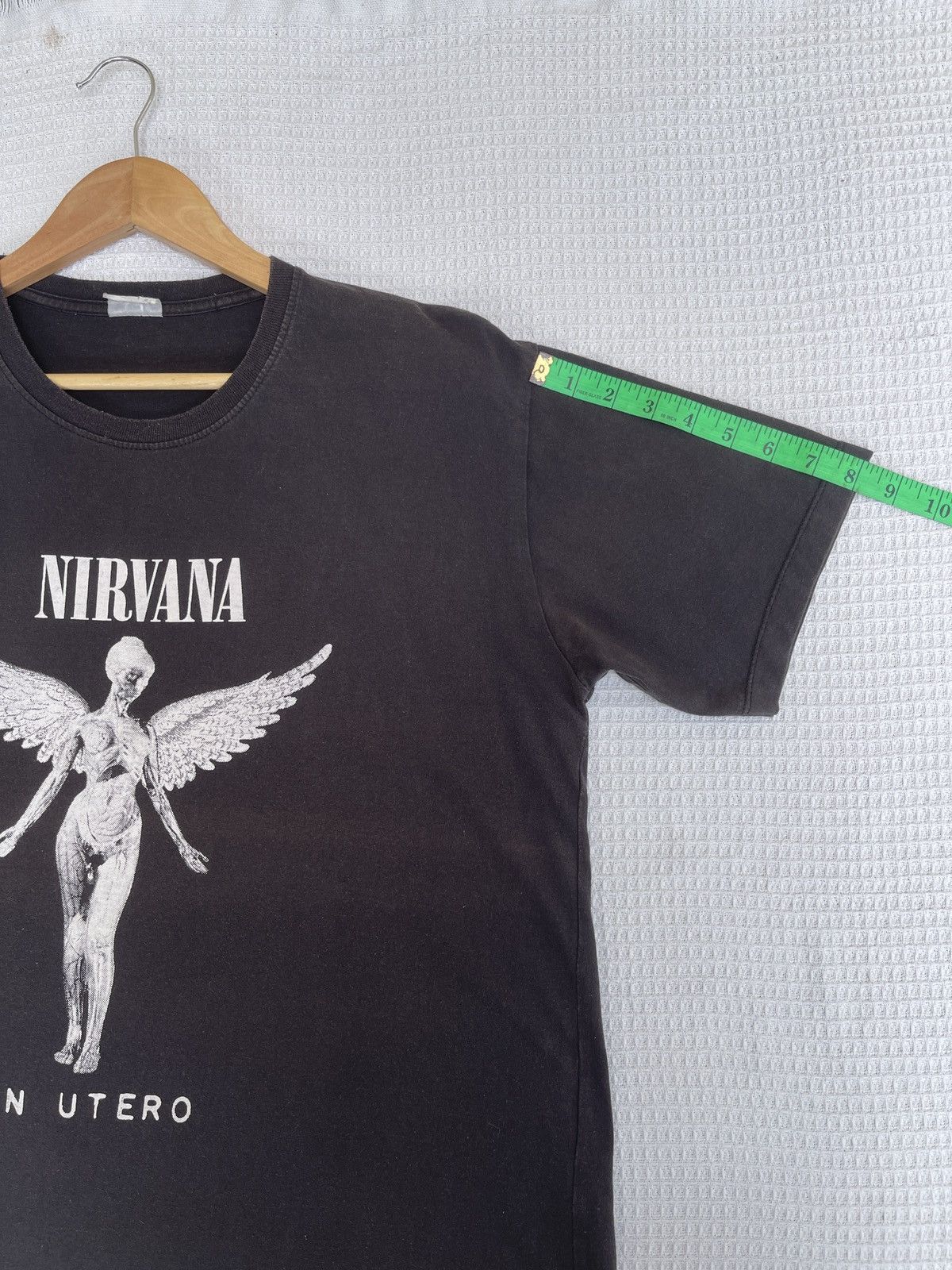 Nirvana Last Drop🔥Rare🔥Vintage NIRVANA In Utero Faded T-Shirt Size US L / EU 52-54 / 3 - 9 Thumbnail