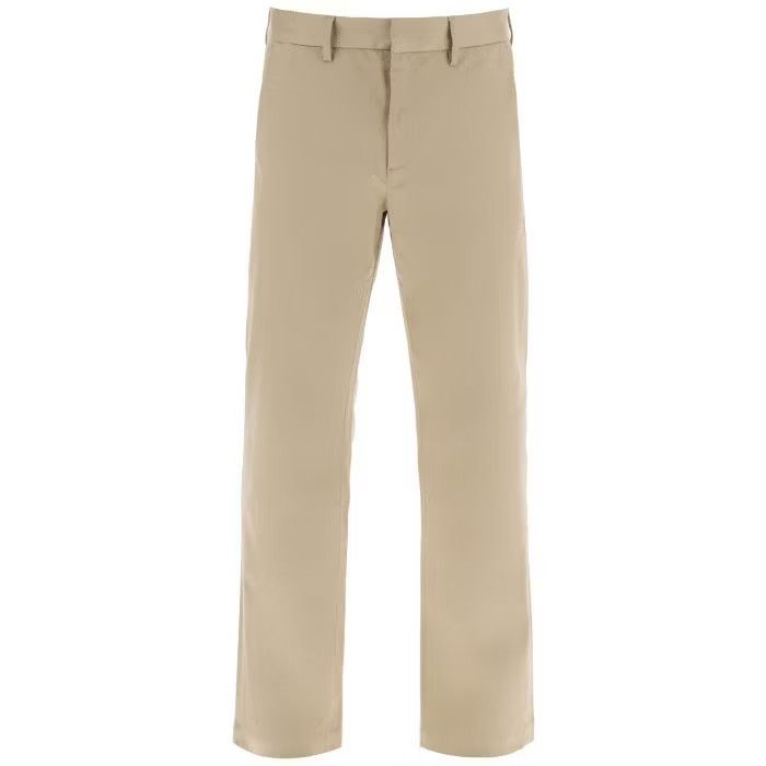 image of Saint Laurent Paris O1S22I1N0524 Twill Chino Pants In Beige, Men's (Size 31)