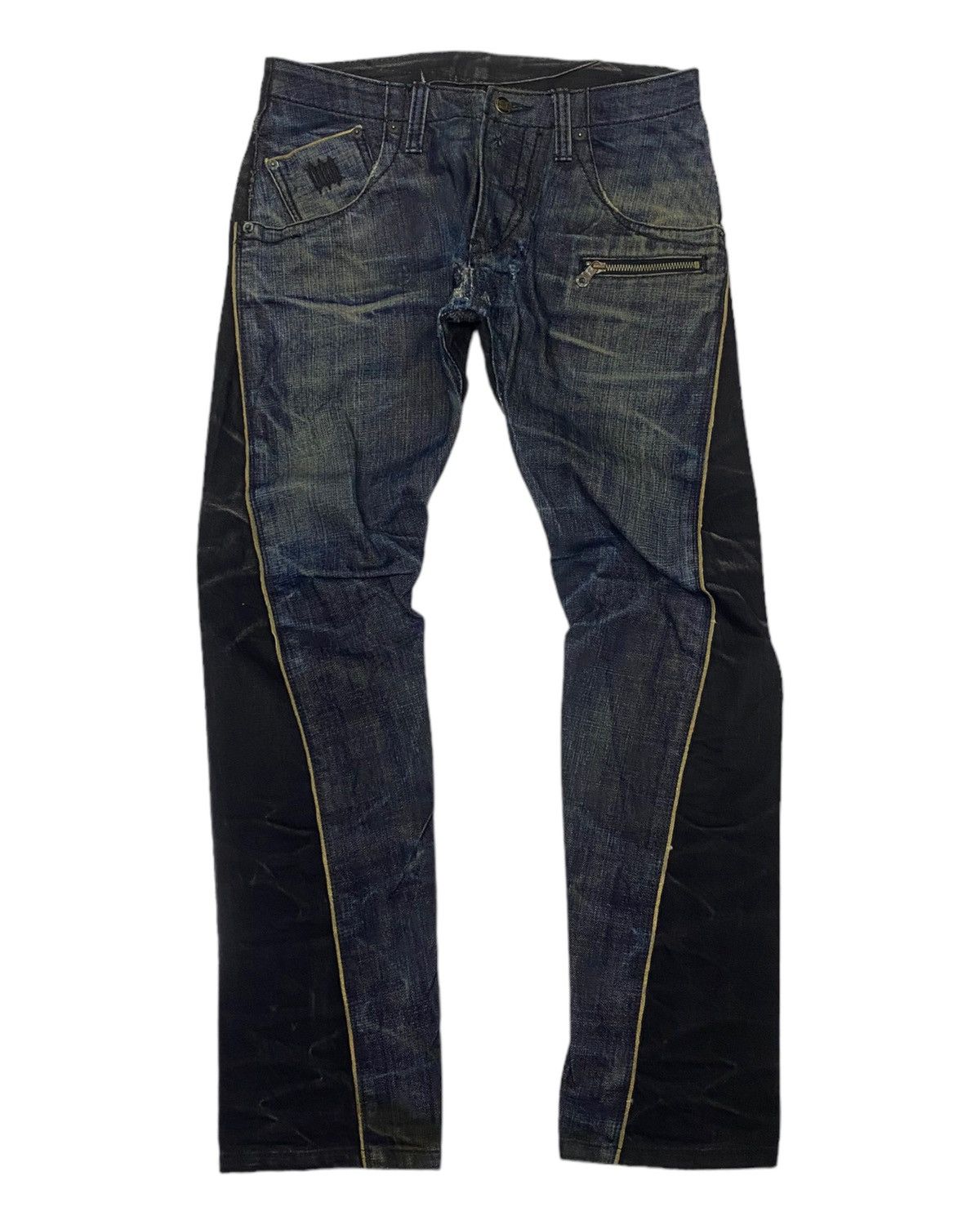 20471120 × Japanese Brand × Seditionaries PUNK🔥TROISO MADE IN JAPAN PUNK DISTRESSED DENIM JEANS Size US 30 / EU 46 - 1 Thumbnail