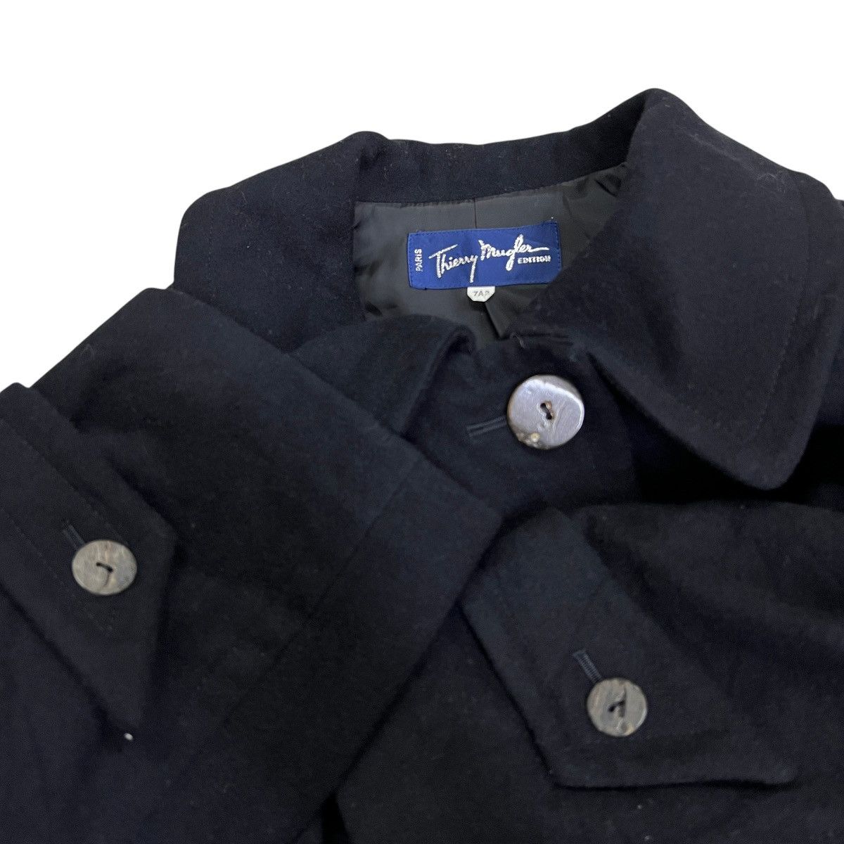 Mugler 🔥 VINTAGE THIERRY MUGLER ONE BUTTON COAT Size M / US 6-8 / IT 42-44 - 11 Thumbnail