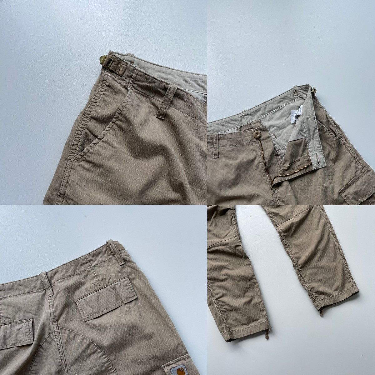Carhartt Wip Carhartt WIP X’ Aviation Regular Cargo Pants Beige Size US 30 / EU 46 - 4 Thumbnail