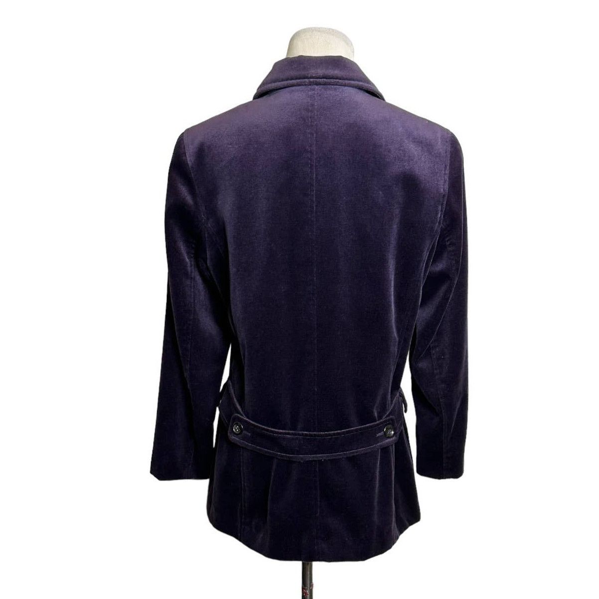 Liz Claiborne Liz Claiborne Velvet Double Breasted Blazer Jacket Size SP Size S / US 4 / IT 40 - 2 Thumbnail