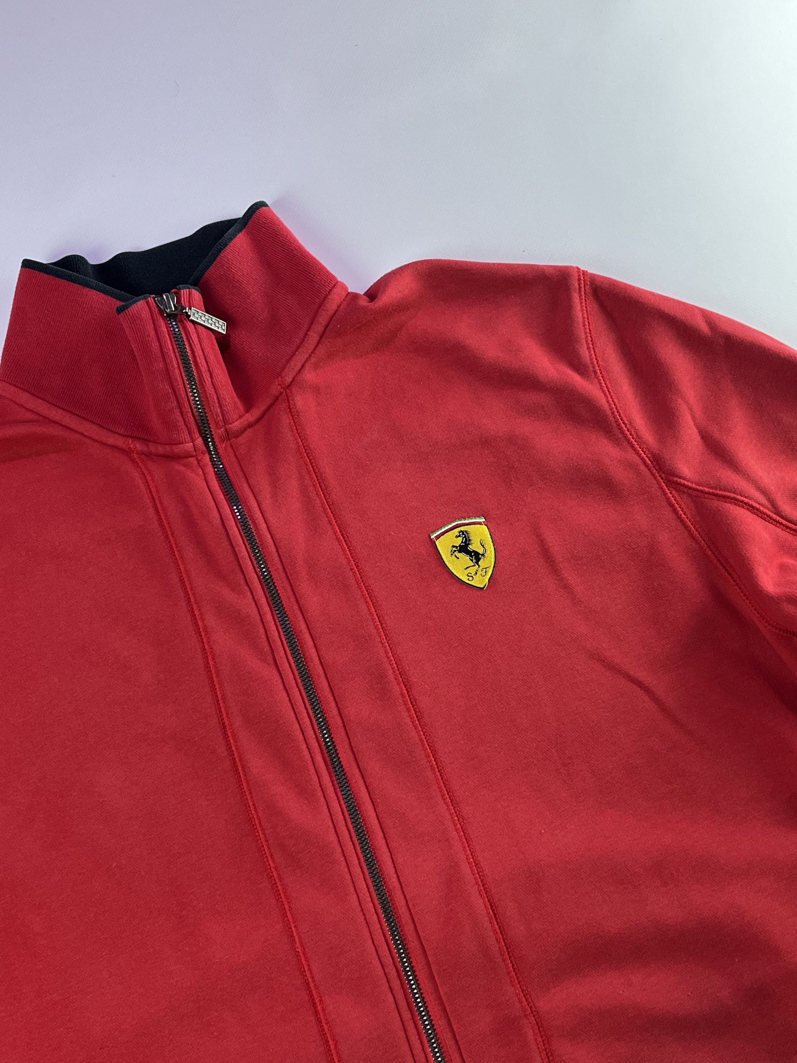 Ferrari RARE Vintage Ferrari Sweatshirt zip Racing Honda drill Y2K Size US XL / EU 56 / 4 - 2 Thumbnail