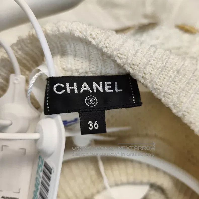 Chanel Chanel Gold thread leaf sweater Size XS / US 0-2 / IT 36-38 - 3 Thumbnail