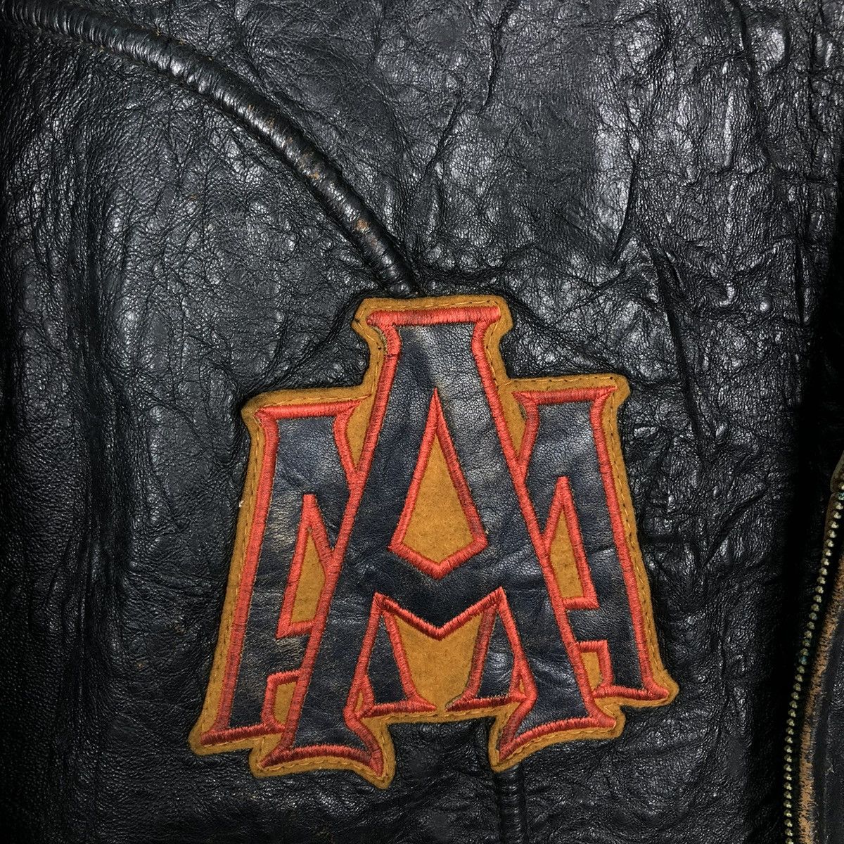 Avirex 🔥80’s Vintage Avirex Leather Varsity Jacket Size US S / EU 44-46 / 1 - 14 Thumbnail