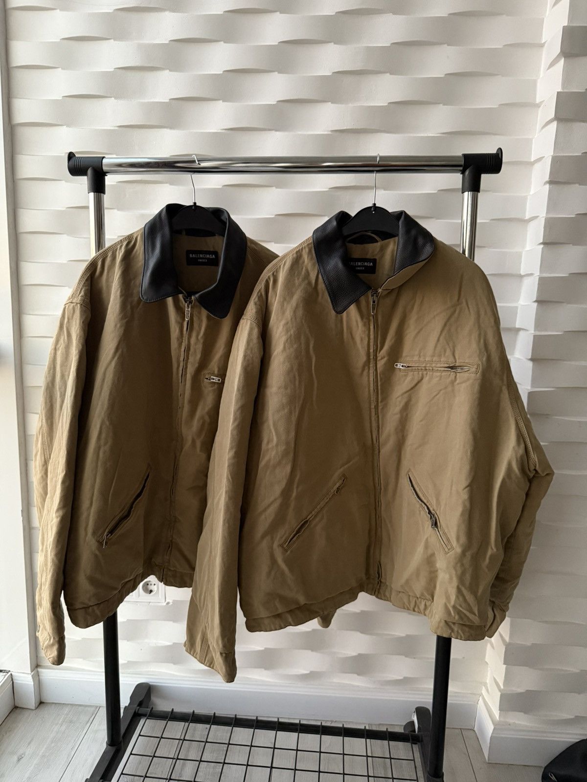 Balenciaga Balenciaga Canvas Worker Jacket Size US S / EU 44-46 / 1 - 1 Thumbnail