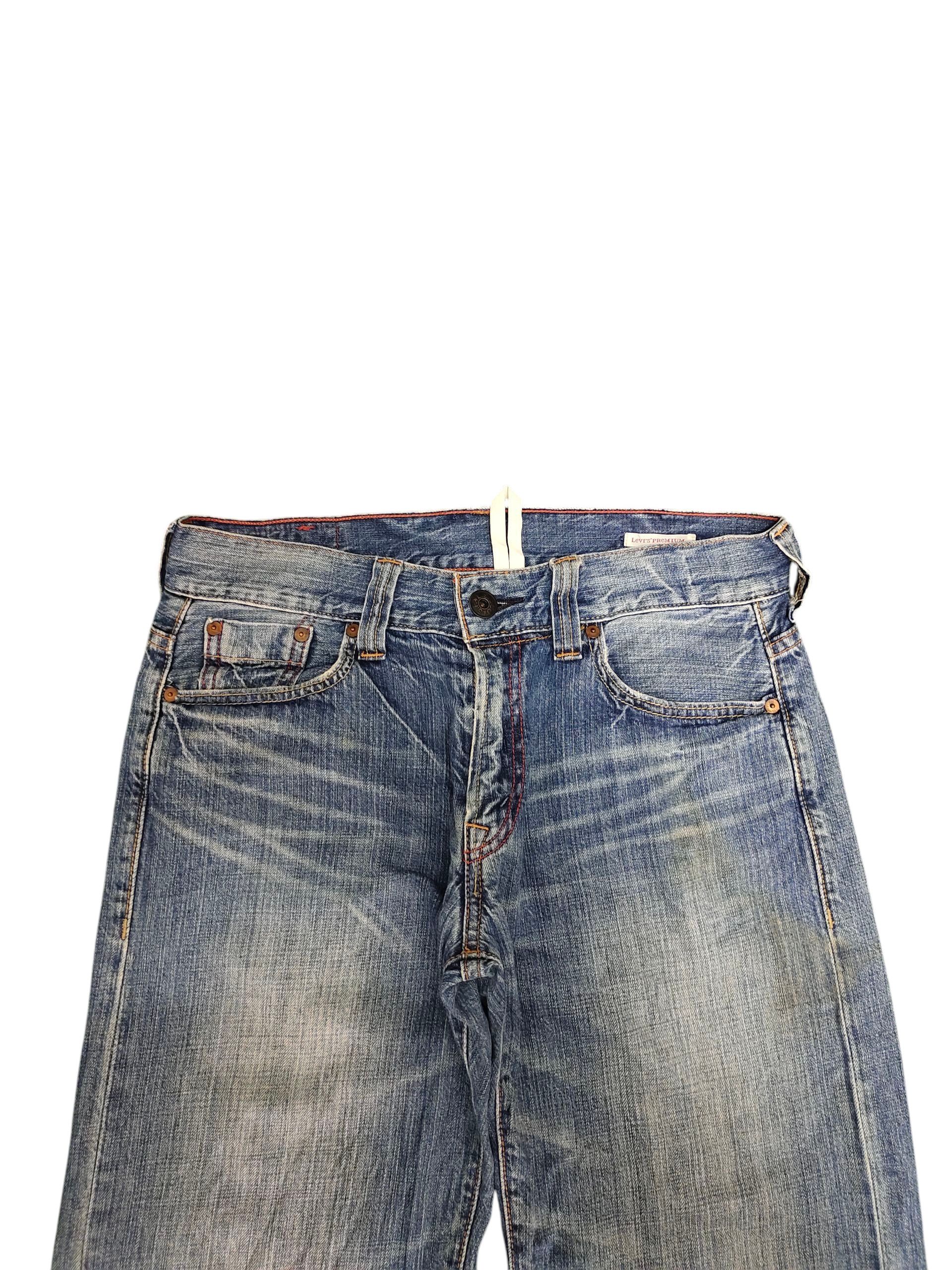 Kapital Vintage Y2k Levis Clawmark Distress Faded Denim Jeans Size US 30 / EU 46 - 2 Thumbnail