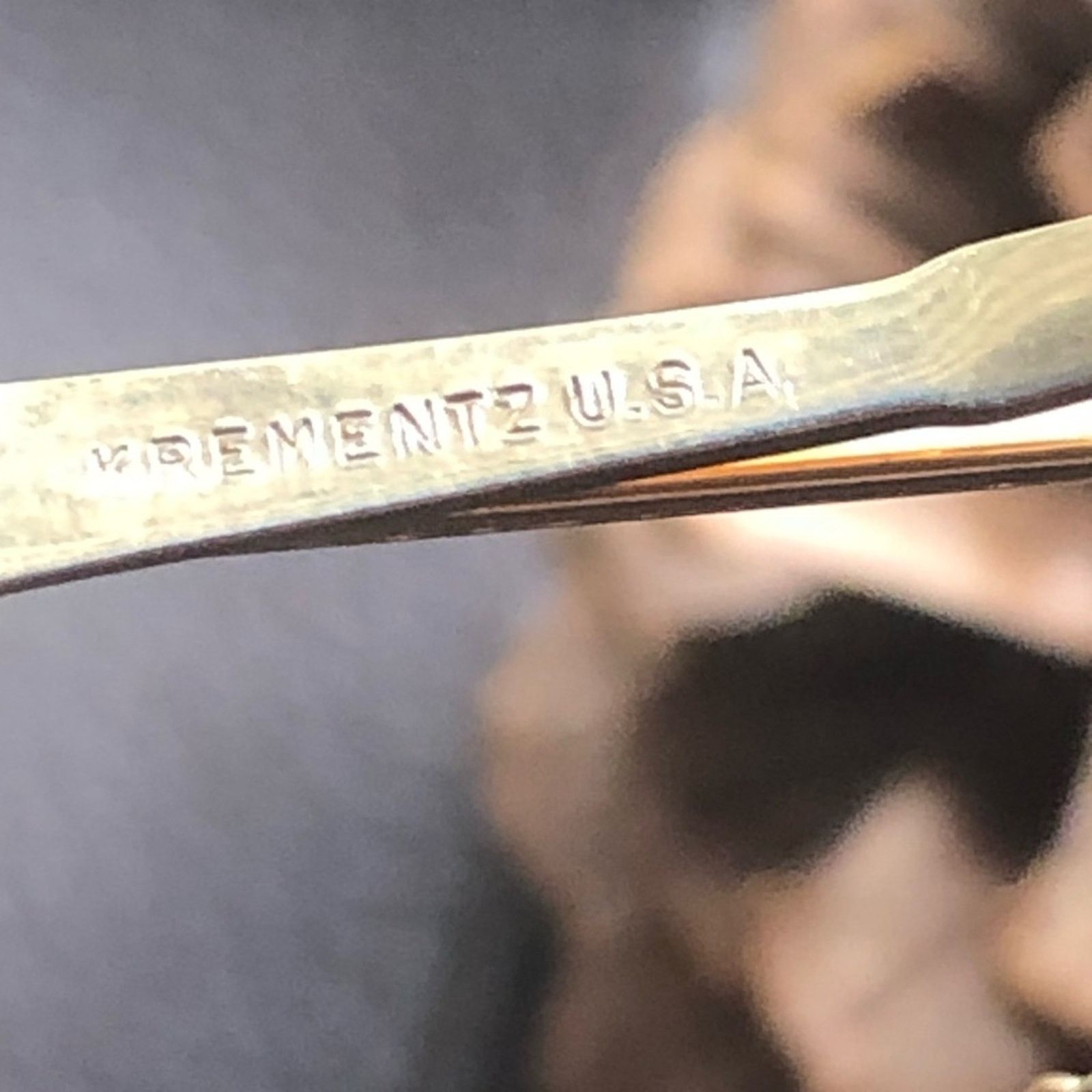 Vintage Vintage men’s Krementz gold “RLL” tie bar with chain Size ONE SIZE - 4 Thumbnail