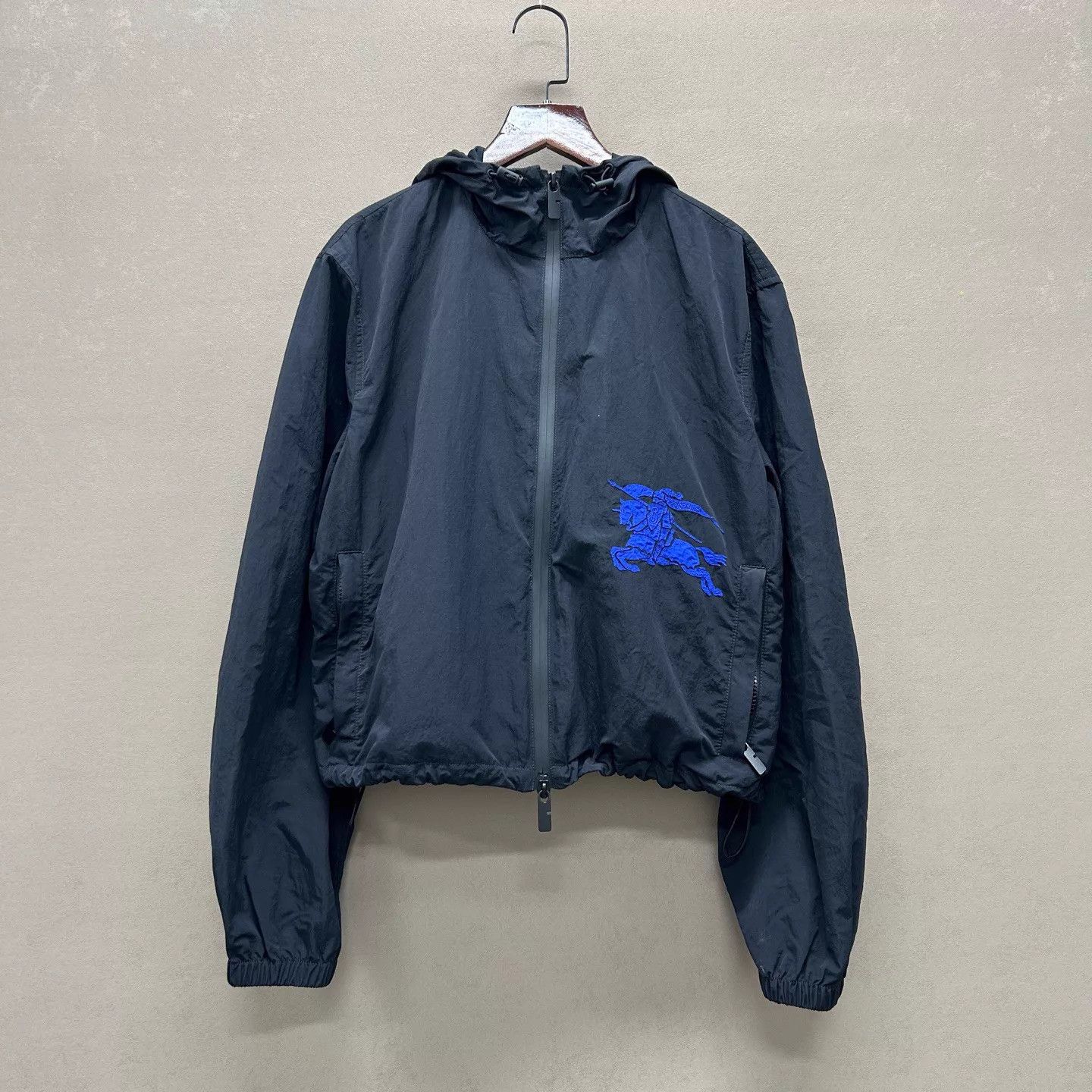 Burberry BURBERRY Black Hooded Casual Jacket M New Size M / US 6-8 / IT 42-44 - 1 Thumbnail