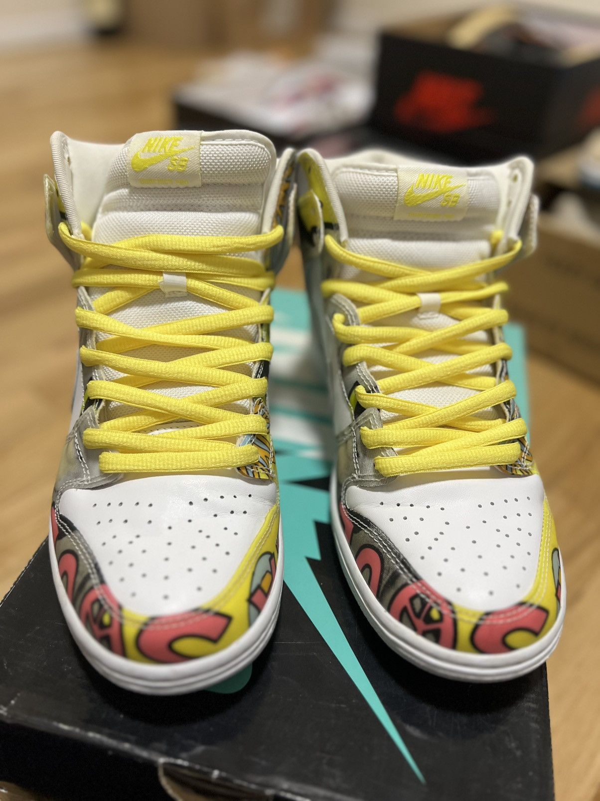 Nike Nike SB Dunk High “De La Soul” QS Size 8.5 Size US 8.5 / EU 41-42 - 3 Thumbnail