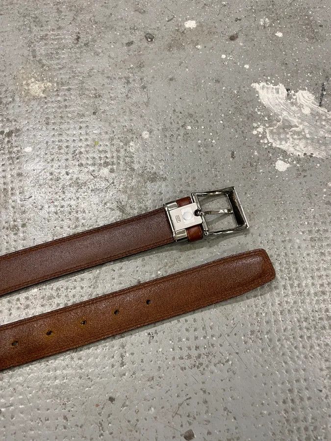 Balenciaga 2000s Balenciaga Italian Brown Leather Belt Size ONE SIZE - 6 Thumbnail