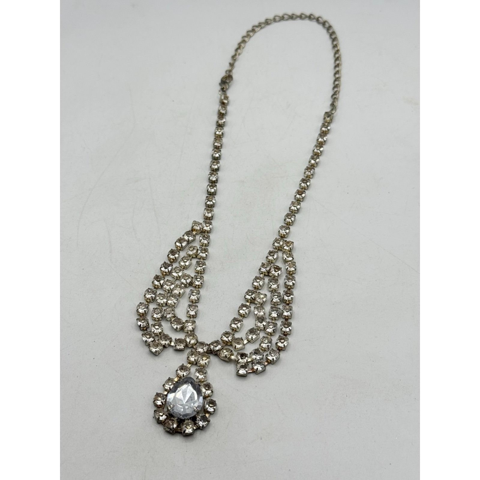 Other Vintage Rhinestone collar necklace Size ONE SIZE - 5 Thumbnail