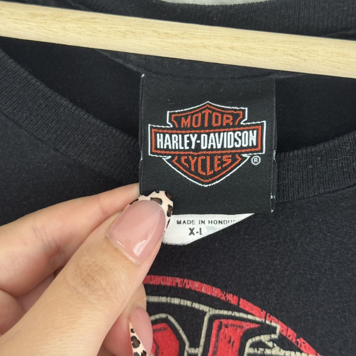 Harley Davidson HARLEY DAVIDSON Black Devil Biker Twister City Graphic Tee Size US XL / EU 56 / 4 - 5 Thumbnail