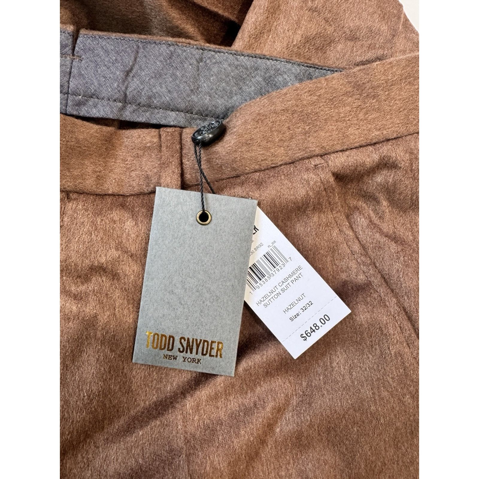 Todd Snyder Todd Snyder Men's Hazelnut Cashmere Sutton Suit Pant Size US 32 / EU 48 - 3 Thumbnail