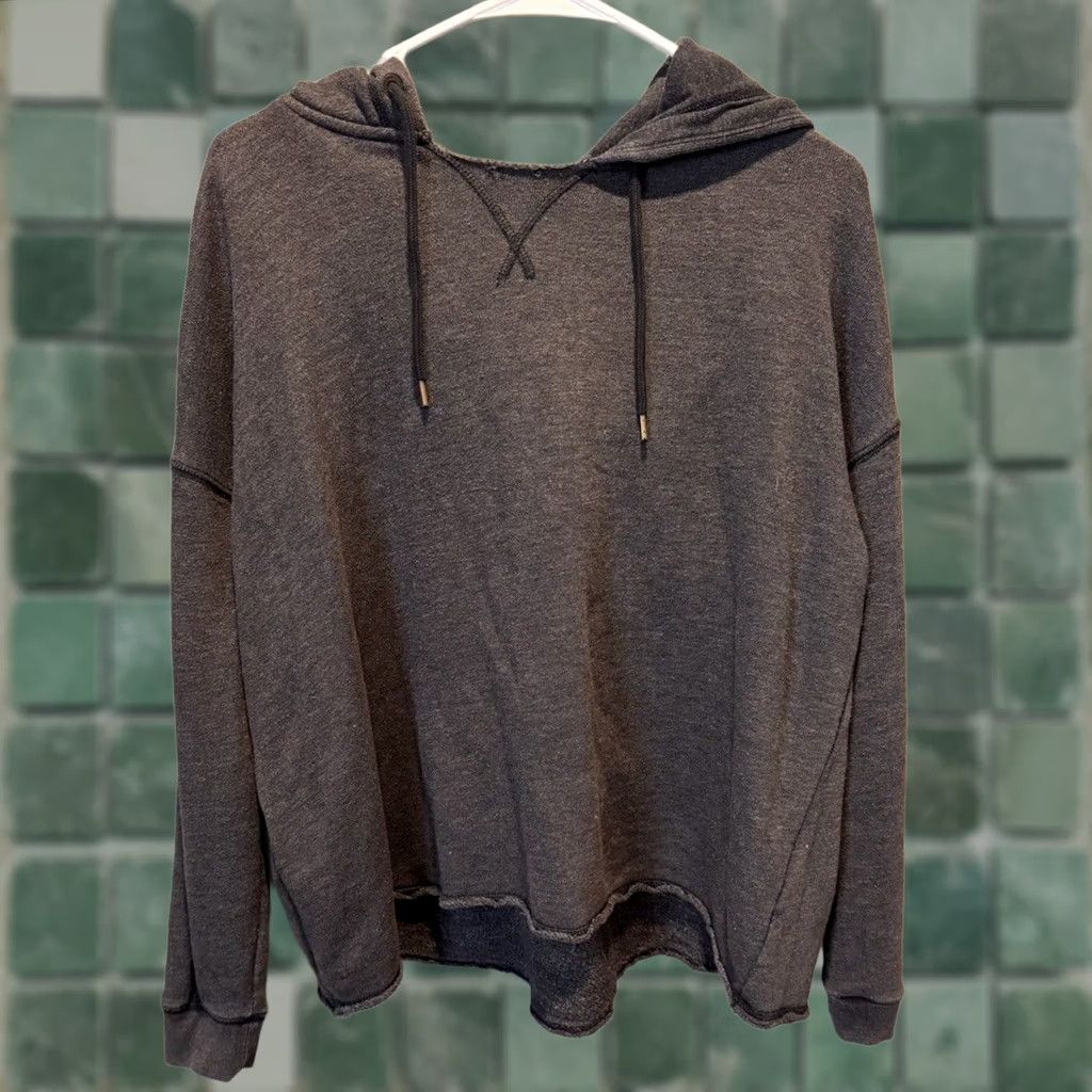 American Eagle Outfitters American Eagle Oversized Hoodie Pullover Women's Gray Size M Basic Size M / US 6-8 / IT 42-44 - 1 Thumbnail